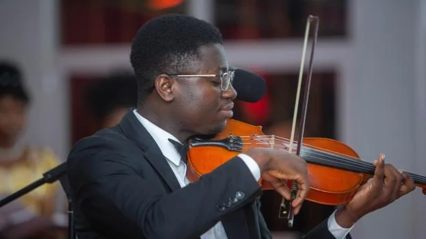 Un violoniste en concert